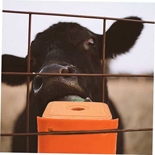 SEWOART 2 Unidades bandeja Suporte de lambida para animais de fazenda comedouro para animais comedou