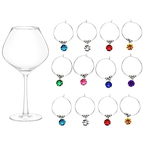 Pennarelli per bicchieri da vino in silicone, etichette