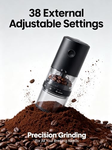LAMIDO Portable Electric Burr Grinder