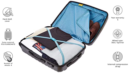 Image of Aristocrat Set of 2 Juke Grey Polycarbonate Hardsided Luggage Medium & Large (JUKESETD1MGP)