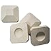 soldbbq Efficient Radiates Heat -Reusable Ceramic Briquettes, Replacement for Lynx L27 Gas Grill,50 Pieces, 2" by 2" Each