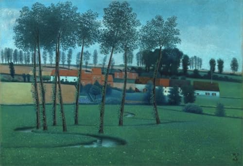 Tableau Toile décoration murale salon affiche art l'été en Brabant
