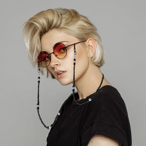 Image of Beaded Eyeglass Chains Glasses Chain For Women Stylish Sunglasses Strap Eye Glass Holders Around Neck Glasses Lanyard