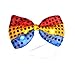 Produktbild TrendandStylez LED Pailleten Fliege Rot/Blau/Gelb 15x14cm Blinkend