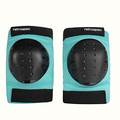 Retrospec Knee Pads, Elbow Pads & Wrist Guards For Men, Women & Kids - Protective Gear For Skateboarding, Roller Skate, Rollerblade, Bmx & Scooter - Multi Sport Pad Set - Spring Mint Youth (10-14Yrs) #TOP4