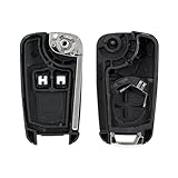 2 Buttons Car Key Fob Case For Vauxhall Astra Insignia Vectra Zafira Meriva Mokka Key Shell with Screwdriver Key Ring Battery CR2032 - Image 5