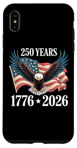 250 Anniversary USA 2026 Patriotic Eagle 250th 4th of July �X�}�z�P�[�X iPhone XS Max �p