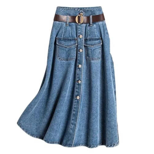 CBLdF Gonna Lunga Jean Gonna Primavera-Estate Femminile di Moda per