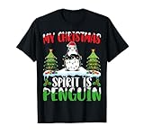 Photo Gallery penguin wearing santa hat xmas lights christmas penguin maglietta Photo Gallery penguin wearing santa hat xmas lights christmas penguin maglietta