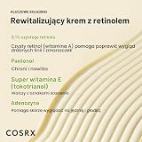 COSRX Retinol 0,1 krem przeciwstarzeniowy z 0,1% retinoidem leczenie twarzy, redukuje zmarszczki, drobne linie i oznaki starzenia, delikatna pielęgnacja skóry na dzień i noc, nie testowana na