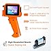 ZHONGMIN Handheld Inkjet Printer with 42ml Quick-Drying Ink Cartridge, 0.5 Inch Nozzle Ink Jet Coding Machine for EXP Date/Batch Number/QR Code/Barcode/Logo/Text (ZM-C12mini) (Orange)