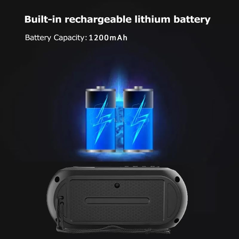 Image of TechKing Portable Bluetooth Wireless Speakers Have a 100FT Range and Deliver a Powerful 30W Loud Stereo Sound, Making Them Perfect for Enhancing Your Home Theatre Experience