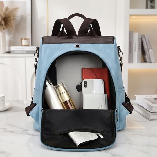 Image of VISMIINTREND Backpack for Women | Stylish Vegan Leather Backpack Bags for Women | College Bag for Girls | Office, Travel & Daily Use