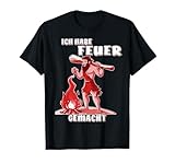 Lagerfeuer Natur Camping Feuerstelle Männer haben Feuer T-Shirt