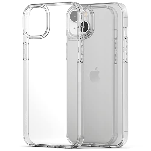 Sinjimoru iPhone 14 Pro Max クリアケース TPU+PC素材のiPhoneケース 衝撃吸収 スクラッチ防止 指紋防止 耐衝撃 薄型デザイン ワイヤレス充電対応 AirClo for iPhone 14 Plus