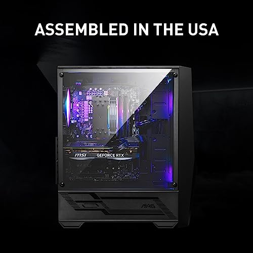MSI Codex R Gaming Desktop: Intel Core i5-13400F, Geforce RTX 4060, 16GB DDR5, 1TB m.2 NVMe SSD, 80+ Gold PSU, WiFi, Keyboard & Mouse, DIY Friendly, Windows 11 Home: 13NUC5-087US