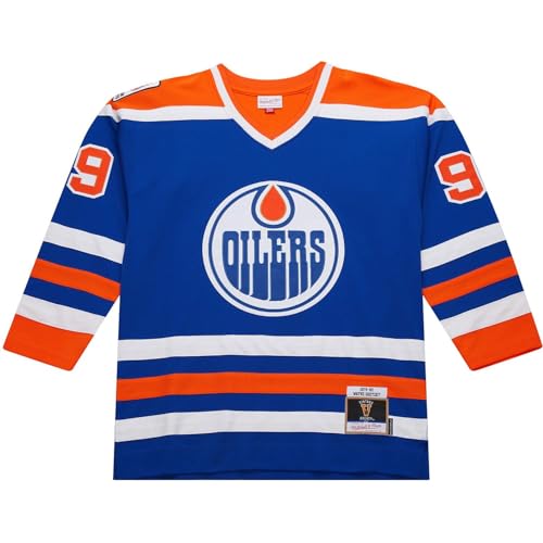 Edmonton Oilers Wayne Gretzky Royal Blue 1979-80 Mens Power Play Jersey (US Alpha X-Large Regular Regular Royal)