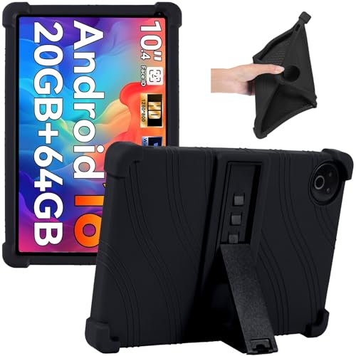 Béquille tablette MUISOO 10 coque silicone noir Junfire MISKB100477