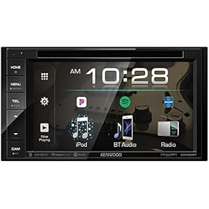 Kenwood DDX26BT Double DIN SiriusXM Ready Bluetooth In-Dash DVD/CD/AM/FM Car Stereo Receiver w/ 6.2″ Touchscreen
