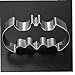 Lankater Batman Cookie Cutter Outil Pâtisserie en Acier Inoxydable Biscuit Presse Icing Stamp Mold Accessoires De Cuisine