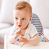 PandaEar Silicone Baby Spoons for Self Feeding 4-6 Months | 6 Pack Weaning Utensils | Toddler Feeding Spoon | BLW | BPA Free - Image 5