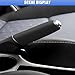 Tuxihapp Car Handbrake Cover - Silicone Comfortable Handle Grip Cover Car Parking Brake Lever Decorative Protector - Universal Anti-Slip Brake Grip Sleeve for Cars, Trucks, SUVs (Black)
