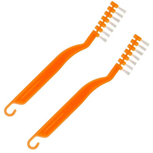 2 Pcs Anti Static Brush Computer Cleaning Brush, Keyboard Brush with Anti Scratch Bristles Non Slip Grip Sturdy Hook to Remove Dust and Clean Electronic PC Motherboard PCB Laptop