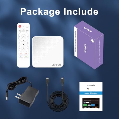 LEFFOT H313 4K Android 14 TV Box (2GB/16GB, Wi-Fi 6, Voice Remote) — view 9