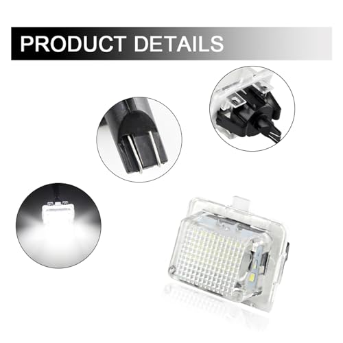 Elimina error de luz fundida con luces matrícula LED Benz W204 W212 sin hyper flash 6