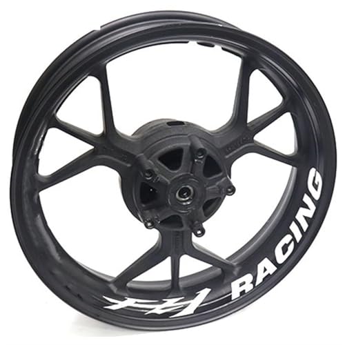 Combinaison D'autocollants Rayures pour Roues Moto Yamaha FZ1 en Balade