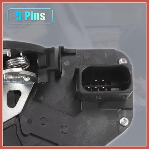 Image of ACROPIX Front Left Driver Side Power Door Lock Actuator Motor with Cable for Chevrolet Silverado 1500 2500 3500 2010-2013 for GMC Sierra Door Latch Actuator No.22862026 Black Car Parts