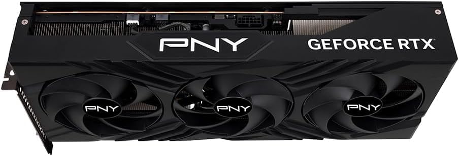 Image of PNY GeForce RTX 4090 24GB Verto Triple Fan Graphics Card DLSS 3 (384-bit PCIe 4.0, GDDR6X, Supports 4k, Anti-Sag Bracket, HDMI /DisplayPort)