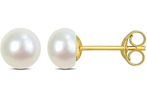 White Freshwater Pearl Earrings: Pristine Elegance