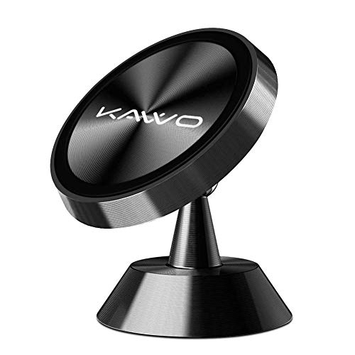 Car Mount，KAVVO Magnetic Car holder 360° Rotation Universal Stick-on Dashboard Mount Holder Compatible iPhone X/8/7/6, Android Smartphones, Galaxy S7 / S6