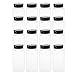 Tosnail 16 Pack 17 Fluid Oz Clear Plastic Spice Jars Spice Containers Spice Bottles Seasoning Organizer with Black Lids