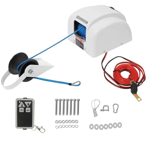 Marine Electric Anchor Winch with Remote 45LBS