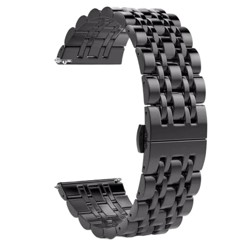 Bracelet montre connectée acier inoxydable 20mm 22mm adaptable