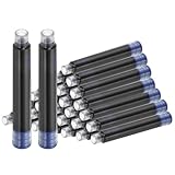 Les recharges d'encre pour stylo plume conviennent à la plupart des stylos plume. Parfaites pour l'écriture professionnelle, le journaling, le dessin, les réunions et toute autre occasion nécessitant un stylo. Elles vous aident à prendre des notes et à marquer. Un bon choix pour un usage quotidien, au bureau, au restaurant, à l'hôtel et autres occasions.