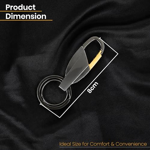 Image of Storite Metal Keychain for Men & Women | Premium Decorative Key Ring | Stylish Key Holder for Car, Bike, Home & Office Keys
