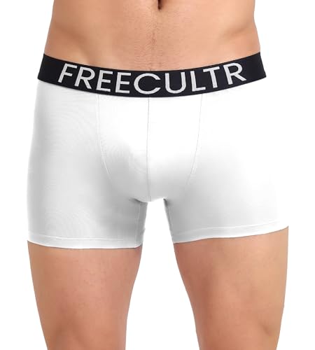 Image of Freecultr Organic Cotton Elastane Stretch Underwear for Men Breathable Comfortable Trunks Innerwear Sweat Absorbing Undergarments with Ultrasoft Waistband