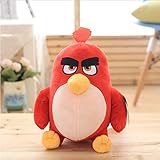 Hanyyj Peluches Pájaros Rojos Chuck Bomb Malos Cerditos Juguetes De Peluche Lindo Juguete Suave Regalo De Cumpleaños para Niños 20Cm