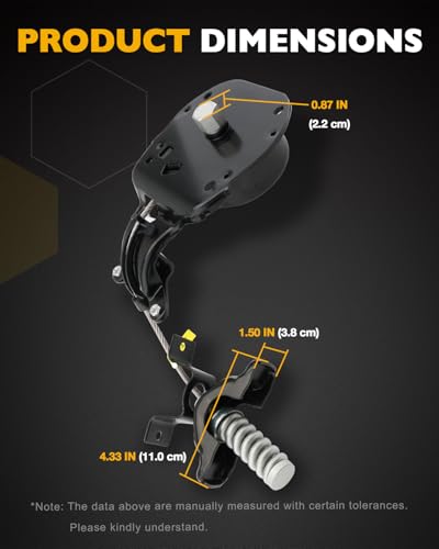 Image of Gledewen Spare Tire Carrier(Upgrade), Compatible with Land Rover 2005-2009 LR3, 2010-2013 LR4, 2006-2013 Range Rover Sport, Spare Tire Mount Under Frame, Spare Wheel Towing Winch, Replaces#LR039486