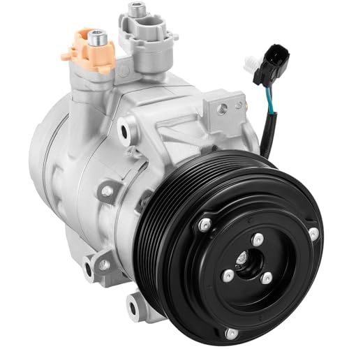 BDFHYK Air Conditioning A/C Compressor with Clutch Compatible with Ford F-250 F-350 F-450 F-550 Super Duty 6.7L 2017-2019, Replacement HC3Z19703A 68686
