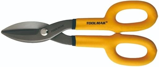 Cesoia per Lamiera 30cm Professionale Tipo Americano Acciaio 50 Sabbiato Taglio Metallo Alluminio - Giallo Nero