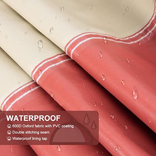 【Upgraded】 Heavy Duty 600D Patio Furniture Sofa Covers, U-Comso 2-Seater Outdoor Furniture Cover Waterproof For Sofa Loveseat Couch (60" W×34" D×30" H) #TOP4