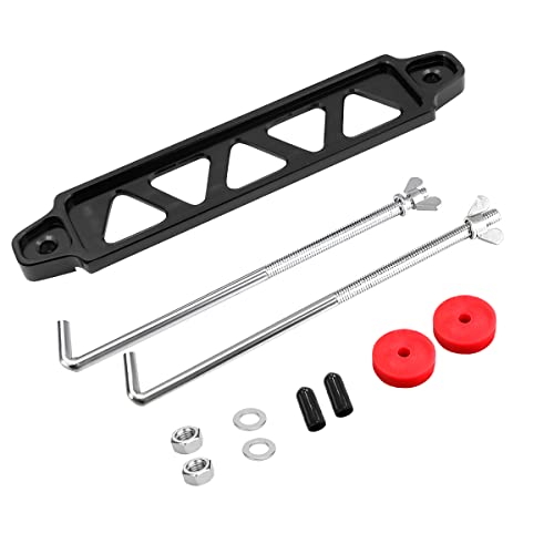 【Installazione Diretta】: Kit staffa di montaggio della batteria dell'auto, accessori completi, facile da installare, sostituzione diretta dell'originale, non è necessario apportare modifiche, risparmiare tempo e fatica, può mantenere la posizione originale della batteria in qualsiasi condizione di guida.