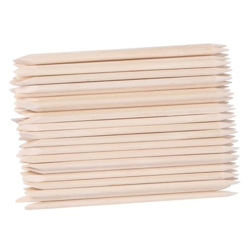 Didiseaon 50 Pcs Manicure Sticks Nail Cuticle Pusher Remover Tool Set Cuticle Pusher Cleaner for Nail Art Polishers