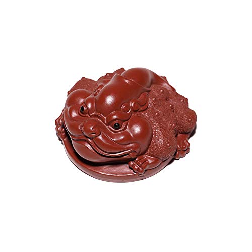 Crapaud doré Feng Shui déco de table idéale pour salon de thé et bureau