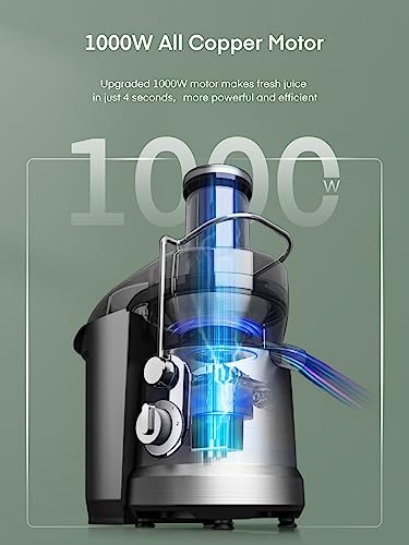 Juilist 1300W Powerful Juice Extractor Machine