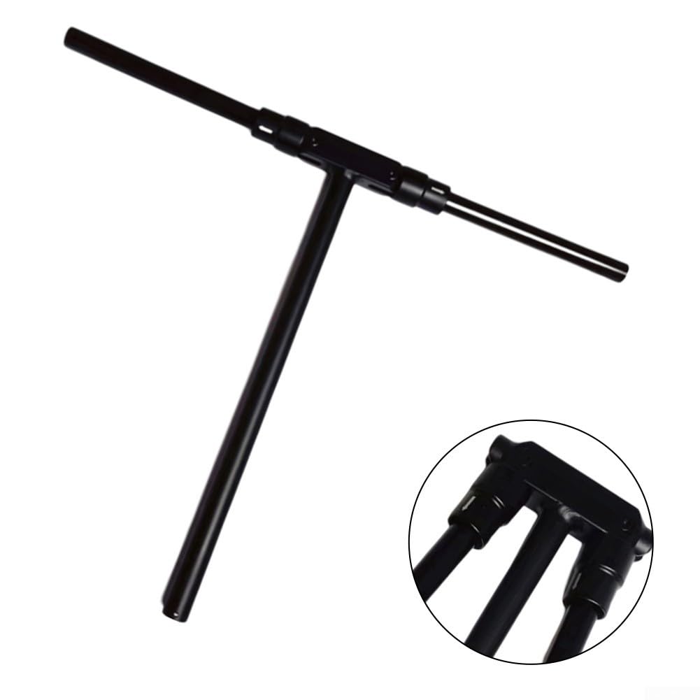 Zoegneer Guidon en T, Guidon pliable en alliage d'aluminium, Barre pliable pour trottinette électrique Kugoo Scooter